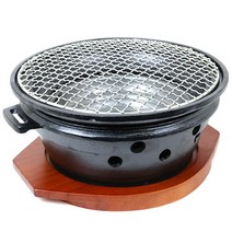 일본식 원형 숯불 화로 세트 (대) 개인화로 미니화로