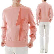 [닐바렛] 트리컬러 볼트 코튼 맨투맨 BJS058 3286