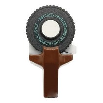 각인기계 연필각인 레이저마킹기Motex E101 라벨 프린터 세트 dymo 3D 엠보싱 수동 테이프 타자기 레터링, 05 Brown