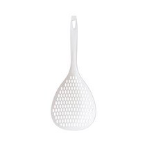 나일론 스키머 거름망 스푼 조리 도구 주방 도구 파스타 베이킹용 내열 식품 배수 삽 거름망, 하얀색, 1개
