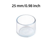 테이블다리 식탁 책상 상 원목 원형 접이식 좌식 연장 철재 제작 우드슬랩 가구발 부속 조절발 의자 소음 방지 실리콘 바닥 보호대 투명 고무 가구 캡 미끄럼 발 커버 4 개 8 12, 14.25 mm - 8 PC