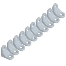 리폼플러스 ㄱ자 선반받침대 10개 까치발 꺽쇠, 극소(30x30mm) 화이트 10개입