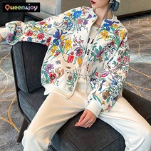 퀸앤조이 판타스틱 플라워 자수 집업 ***판매자 퀸앤조이***