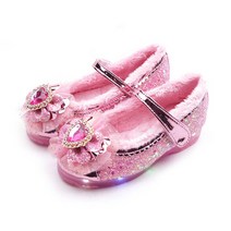 풋풋 콤비 하트 LED 털구두 겨울구두 털신발 겨울신발 여아구두