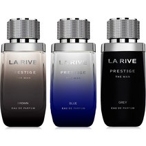 [1+1] 라리브 프레스티지 남성 오드퍼퓸(EDP) 3종 (블루 그레이 브라운) 75ml, 선택-1_프레스티지 그레이 75ml, 선택-2_프레스티지 그레이 75ml