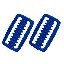 표준 5cm 웨빙 블루 용 3x2 조각 스쿠버 다이빙 웨이트 벨트 키퍼, 플라스틱