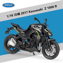 오토바이 1: 18 혼다 골드윙 모형 장식용 미니카 모델 다이캐스트 미니어처 1:18, 2017가와사키Z1000R