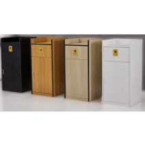 업소용 대형 휴지통 퇴식구 분리수거함 트레이 반납 음식점 패스트푸드점 카페, 두꺼운 60L 쓰레기 봉투 소형