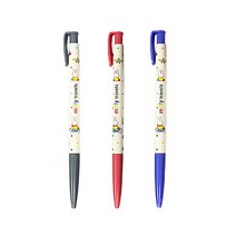동아 미피 유성볼펜 0.5mm 미피펜 캐릭터볼펜, 블루