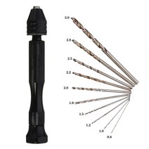 핀바이스 레진아트 프라모델 공예 핸드 드릴10pcs세트 피규어소품