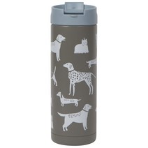나우디자인 스테인리스 스틸 트래블 머그 보온 보냉병, Dog Days, 532.3ml