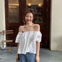 [미라보특가상품] 여름 비치룩 여행룩 스타일리쉬 오프숄더 블라우스