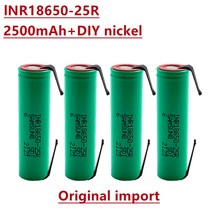 가져온 18650 2500mah 충전식 배터리 inr18650 25R m 20A 방전 리튬 이온 15A DIY 니켈, 01 1pcs