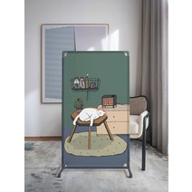 가벽파티션 패브릭 가벽 북유럽 심플 전시장 천, AA[80x180cm]