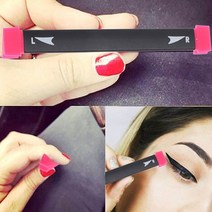 눈꼬리 찍는 아이라이너 쉽게그리는 그리기쉬운 도장 아이 라이너 보조 펜 사이즈 스탬프 도구 메이크업 윙 스타일 캣 여성 화장품 미용 도구 휴대하기 쉽고 사용하기 편리합니다, m