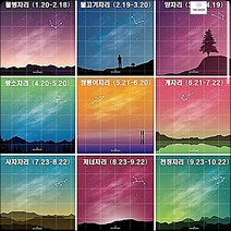재접착풀 그라데이션 메모지도안 떡메모지 메노노트 예쁜메모지 문구류 문구용품 문구사이트, 1개, 물병자리01/20~02/18