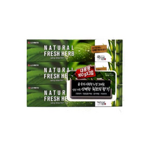 LG페리오 죽염 내추럴 프레쉬 허브 치약 160g, 3개