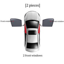 자동차 그늘 창문 차양 유리 커튼 선 쉴드 윈드 스크린 커버 클립 포드 랩터 F150 -, [01] Front Side Windows
