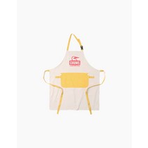 첨스 부비페이스 앞치마 4종(내츄럴/옐로우), 첨스 부비페이스 앞치마 4종(내