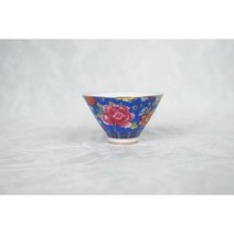 한차원 경덕진 찻잔 칠보 도자기 찻잔 세트(6P), 골드, 6개