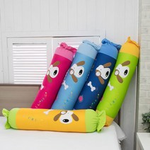 꿀몽 포비 사탕베개 에어메쉬원단 3D메쉬원단 롱베개 긴베개 바디필로우 아동베개 유아베개 성인베개 베, 그린(솜포함)