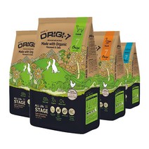 오리지7 유기농 사료 2kg 소프트 오가닉 바우와우 강아지 반려견 애견 소고기 양고기 연어 오리고기