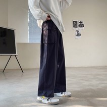 볼더링팬츠 남성 클라이밍 트래킹 등산 겨울 기모 바지 랩스터 패션 하렘 와이드 레그 조깅 블랙 느슨한 스웨트 스타일 스트레이트