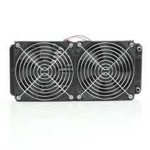 알루미늄 컴퓨터 라디에이터 워터 냉각 냉각기 2 팬 240mm CPU 히트 싱크, 검은색