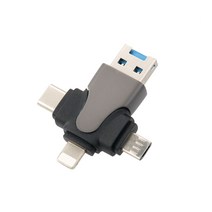 microSD USB 카드리더기 컴퓨터 PC 스마트폰 노트북 겸용 4in1 C타입 8핀 마이크로5핀 블랙박스 DSLR 미러리스 액션캠용 메모리카드리더기