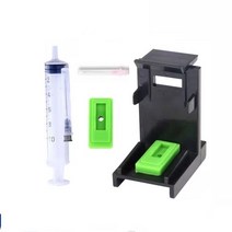 스캐너 부품 프린트 프린터 소품 잉크 리필 카트리지 클립 고무 패드 주사기 도구 키트 클램프 hp 46 64 67 305 124 124xl 305xl 67xl 805xl, b