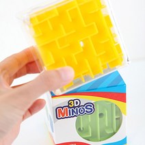 3D 미노스 큐브 퍼즐게임 / 3세이상 1인 구슬미로, 단품