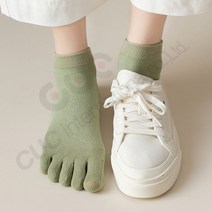 씨유씨-여성 단목 발가락양말4장세트