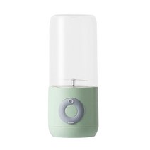 오렌지 과일착즙기 쥬서기 원액기 녹즙기 여행용 휴대용 USB 무선 충전식 전기 스무디 블렌더 500ML 미, 02 green