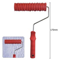 페인트 롤러 코팅 벽지 도구 룸 하우스 14.5cm 고무 브러시 벽 장식 현대 페인팅, 05 Red