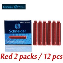 rotring 아트 펜 만년필 독일 원래 croquis 드로잉 연습 서예 디자인 병렬 잉크 변환기 카트리지, 슈나이더 잉크 레드