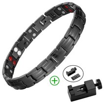 게르마늄팔찌 남자팔찌 50대엄마목걸이 음이온팔찌 여성 패션 티타늄 스틸 팔찌 더블 행 건강 관리 4 요소 3000 이온 게르마늄 자기 팔찌 팔찌