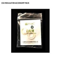 수족관 CO2 레귤레이터 액세서리 패키지 버블 미터 씰링 링 W21.8/cga320/g5/8 시리즈, Sealed package_2 pcs