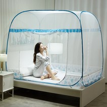 MBH 고방정접이식삼문몽골모기장, 200*220cm 2.0 m 침대, 지안 징 후아 샹란