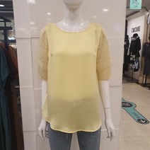 블루페페 부평점 5부 소매 심플 블라우스....