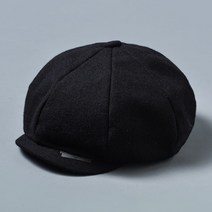 앙고라베레모 빵모자 양모 8 패널 블랙 카멜 Newsboy 모자 봄 가을 클래식 팔각형 플랫 여성 Beret Hat Dro