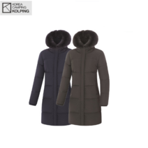 콜핑 여성 구스 롱다운 폭스퍼 앙쥬 KTJ6788W
