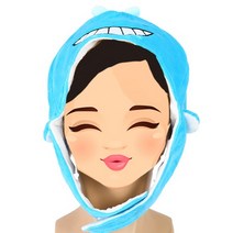 야광맨 블루 고래 모자 1pcs 물고기 인싸템 팬싸템 파티 생일 유튜버 졸업앨범