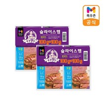 [목우촌]주부9단 슬라이스햄 100g x 4개