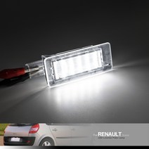 르노 호환 2Pcs LED 라이센스 번호 플레이트 라이트 삼성 renault Espace Scenic MK2 MK3 Laguna Sport Tourer 2 3 캡처 captur F