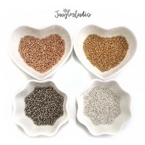 비즈 누름볼 고정볼 공예 드림캐쳐 재료 썬캐쳐 diy 자개모빌 만들기, 2.5mm실버 누름볼