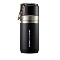 Surkat STARBUCK CUP 스타벅스 SS 블랙 앤 골드 스탠리 보온병 500ml 2022 손잡이 텀블러, black