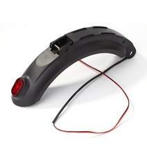 전기 스쿠터 리어 펜더 머드 가드 윙 + 테일 램프 스쿠터 스케이트 보드 부품 스쿠터 액세서리 KuGoo S1 S2 S3 용, 01 As Show