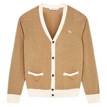 편집샵 드럭스 메종키츠네 메종키츠네 23SS 남성 베이비 폭스 바이컬러 가디건 베이지 HU00542KT1036 P221 (P002606201)