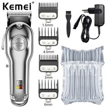 도로컷팅기 콘트리트홈파기공구 절단기 kemei 1986 metal barber hair clipper 남성용 전문 헤어 트리머 무선 전기 수염 헤어 커팅 머신 충전식, 은빛 상자 없음, au 플러그