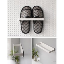 오피스텔 인테리어 벽붙이 실내화거치대 분양사무실 병원 카페 심플 회사 매장 깔끔, 블랙